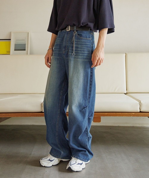 GLOBAL WORK(グローバルワーク)の「BOYデザインデニム/AND YUA ANY/589038(デニムパンツ・キッズ・ブラウン系その他7/ブルー系その他7・MEDIUM/LARGE)」の6枚目の写真