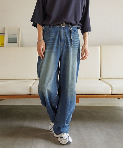 GLOBAL WORK(グローバルワーク)の「BOYデザインデニム/AND YUA ANY/589038(デニムパンツ・キッズ・ブラウン系その他7/ブルー系その他7・MEDIUM/LARGE)」の7枚目の写真