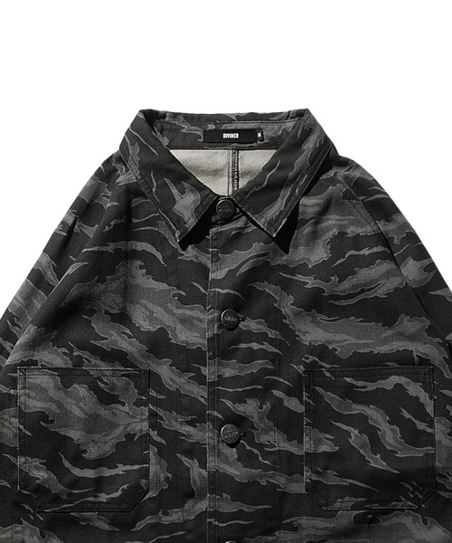 DIVINER(ディヴァイナー)の「【DIVINER】Tiger Camo Coveralls Jacket(カバーオール・メンズ・カモフラージュ・M/L/XL)」の9枚目の写真