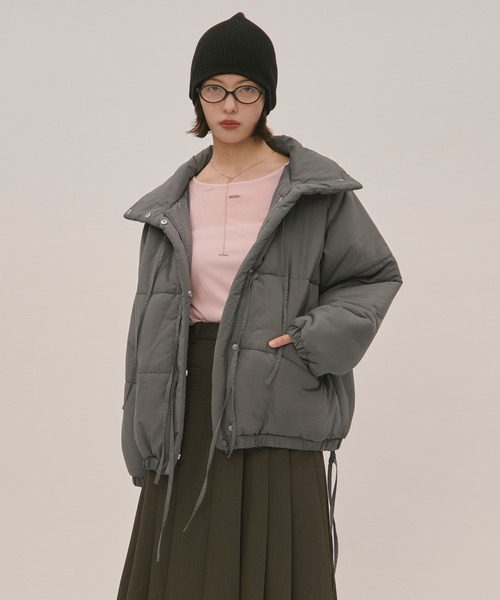 ribbon padding blouson / リボンパディングブルゾン（ブルゾン