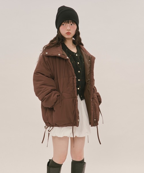 ribbon padding blouson / リボンパディングブルゾン（ブルゾン