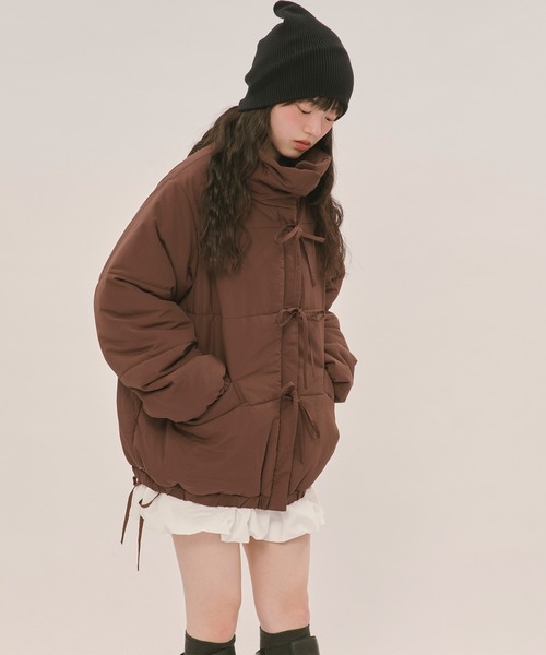 ribbon padding blouson / リボンパディングブルゾン（ブルゾン