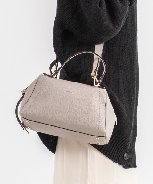 LORISTELLA（ロリステッラ）の「【LORISTELLA/ロリステッラ】2WAY レザー ハンドバッグ ショルダーバッグ DENIA イタリア製（ショルダーバッグ・レディース・ブラウン/ダークブラウン/スモークピンク/ブラック・FREE）」の4枚目の写真