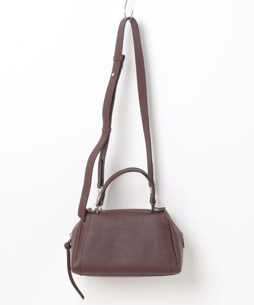 美品　レザー ショルダーバッグ ハンド　ブラウン ロリステッラ 2way セール】【LORISTELLA/ロリステッラ】2WAY レザー ハンドバッグ