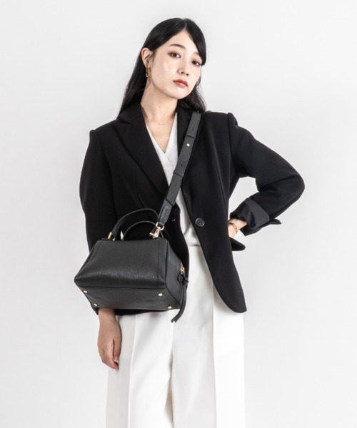 LORISTELLA（ロリステッラ）の「【LORISTELLA/ロリステッラ】2WAY レザー ハンドバッグ ショルダーバッグ DENIA イタリア製（ショルダーバッグ・レディース・ブラウン/ダークブラウン/スモークピンク/ブラック・FREE）」の5枚目の写真