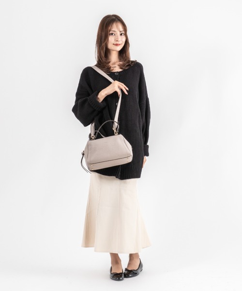 LORISTELLA（ロリステッラ）の「【LORISTELLA/ロリステッラ】2WAY レザー ハンドバッグ ショルダーバッグ DENIA イタリア製（ショルダーバッグ・レディース・ブラウン/ダークブラウン/スモークピンク/ブラック・FREE）」の17枚目の写真