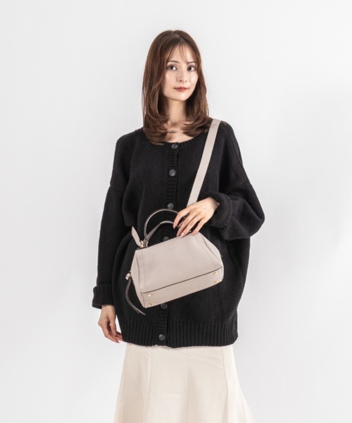 LORISTELLA（ロリステッラ）の「【LORISTELLA/ロリステッラ】2WAY レザー ハンドバッグ ショルダーバッグ DENIA イタリア製（ショルダーバッグ・レディース・ブラウン/ダークブラウン/スモークピンク/ブラック・FREE）」の13枚目の写真