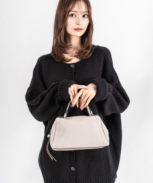 LORISTELLA（ロリステッラ）の「【LORISTELLA/ロリステッラ】2WAY レザー ハンドバッグ ショルダーバッグ DENIA イタリア製（ショルダーバッグ・レディース・ブラウン/ダークブラウン/スモークピンク/ブラック・FREE）」の15枚目の写真