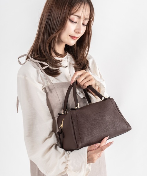 LORISTELLA（ロリステッラ）の「【LORISTELLA/ロリステッラ】2WAY レザー ハンドバッグ ショルダーバッグ DENIA イタリア製（ショルダーバッグ・レディース・ブラウン/ダークブラウン/スモークピンク/ブラック・FREE）」の21枚目の写真