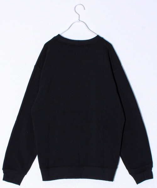 GLOSTER（グロスター）の「【ミッキー】UNISEX アップリケ＆フロッキー＆横振り刺繍 裏起毛スウェット（スウェット・メンズ・グレイッシュベージュ/ブラック/オフホワイト/ライトグレー/サックスブルー/チャコールグレー・L/M/XL）」の14枚目の写真