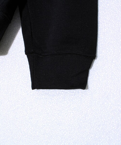 GLOSTER（グロスター）の「【ミッキー】UNISEX アップリケ＆フロッキー＆横振り刺繍 裏起毛スウェット（スウェット・メンズ・グレイッシュベージュ/ブラック/オフホワイト/ライトグレー/サックスブルー/チャコールグレー・L/M/XL）」の15枚目の写真