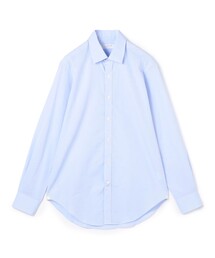 140/2コットン レギュラーカラー ロングスリーブドレスシャツ