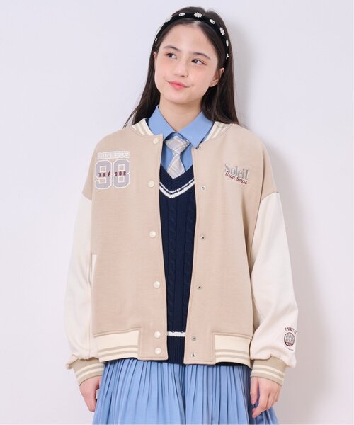 裏起毛】ダンボールカットスタジャン（スタジャン）｜pom ponette