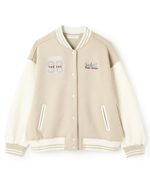 裏起毛】ダンボールカットスタジャン（スタジャン）｜pom ponette