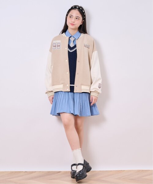 裏起毛】ダンボールカットスタジャン（スタジャン）｜pom ponette