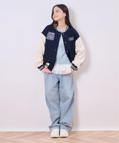 裏起毛】ダンボールカットスタジャン（スタジャン）｜pom ponette