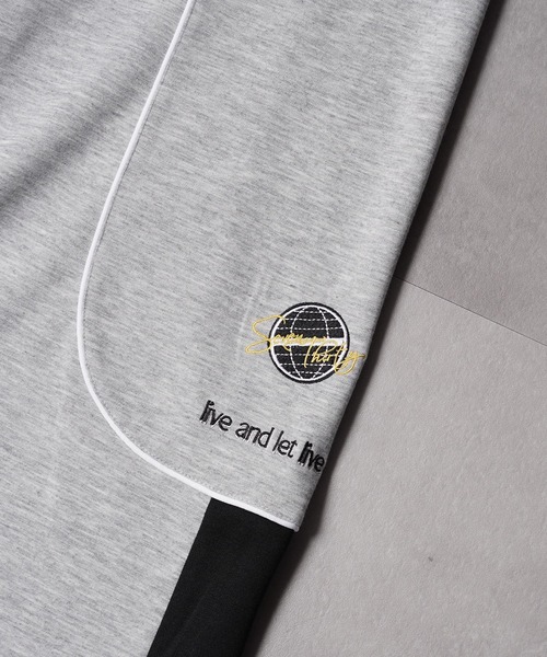 1111clothing(ワンフォークロージング)の「パイピング デザイン スウェットパンツ / Piping Design Sweatpants(スウェットパンツ・メンズ・ブラック/ネイビー/グレー・L/M)」の16枚目の写真