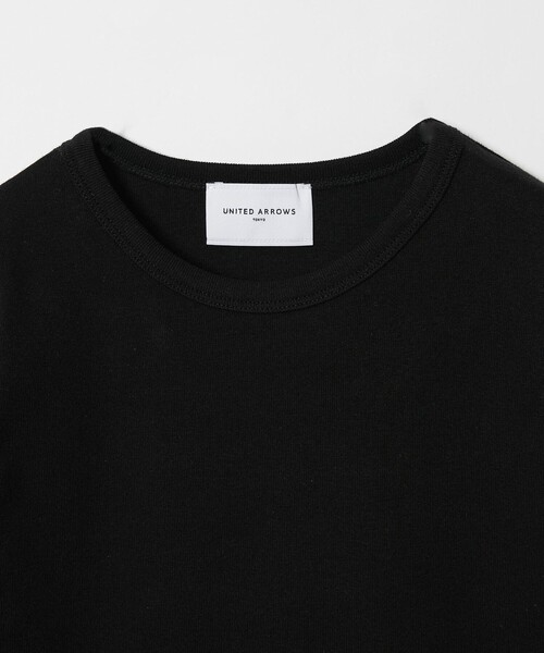 UNITED ARROWS(ユナイテッドアローズ)の「コットン フライス ロング カットソー(Tシャツ/カットソー・レディース・ブラック/ホワイト・FREE)」の11枚目の写真