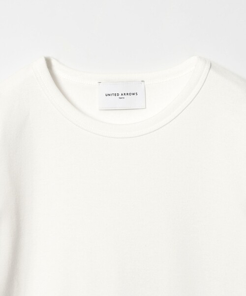 UNITED ARROWS(ユナイテッドアローズ)の「コットン フライス ロング カットソー(Tシャツ/カットソー・レディース・ブラック/ホワイト・FREE)」の18枚目の写真