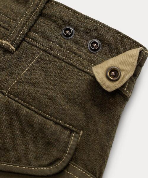RRL(ダブル アール エル)の「レジメント フィット パネルド ツイル カーゴ パンツ(カーゴパンツ・メンズ・グリーン系1・32/30/31/30/30/30/29/30/28/30/38/32/36/32/34/32/32/32)」の5枚目の写真