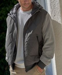 ikka（イッカ）の「【芸能人着用】sorona(R)ブロックスコンビパーカー（ブルゾン）」