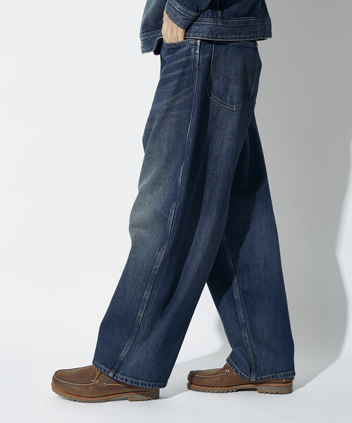 Lee(リー)の「Lee × FREAK'S STORE/リー 別注 COWBOY PANTS/カウボーイ デニムパンツ(デニムパンツ・メンズ・インディゴブルー/ネイビー・32/34/30)」の4枚目の写真