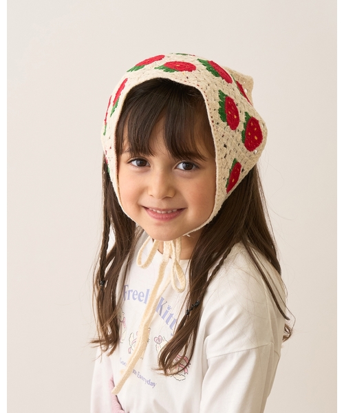 Lycee mine(リセマイン)の「アソートクロシェバブーシュカ(その他小物・キッズ・ラベンダー/レッド/ピンク/サックスブルー/ターコイズブルー・F)」の21枚目の写真