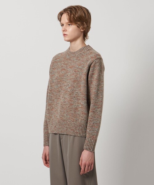 セール】＜LOEFF＞カラーネップ ニット プルオーバー UNISEX（ニット