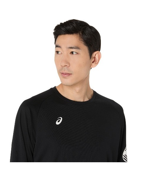 ASICS（アシックス）の「アシックス ASICS ドライ長袖シャツ（Tシャツ/カットソー・メンズ・ネイビー/コバルトブルー/ブラック・M/L/LL/S）」の10枚目の写真