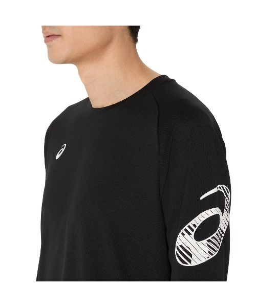 ASICS（アシックス）の「アシックス ASICS ドライ長袖シャツ（Tシャツ/カットソー・メンズ・ネイビー/コバルトブルー/ブラック・M/L/LL/S）」の12枚目の写真