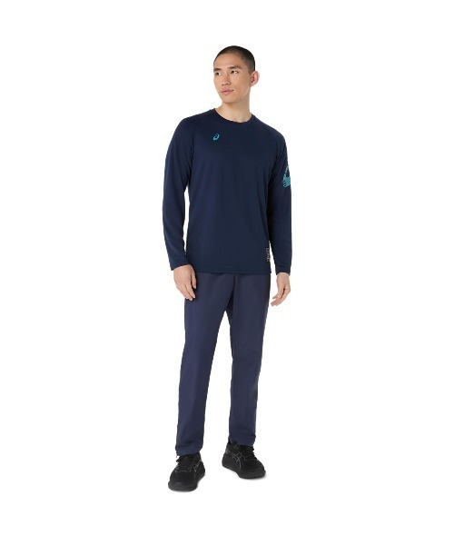 ASICS（アシックス）の「アシックス ASICS ドライ長袖シャツ（Tシャツ/カットソー・メンズ・ネイビー/コバルトブルー/ブラック・M/L/LL/S）」の19枚目の写真