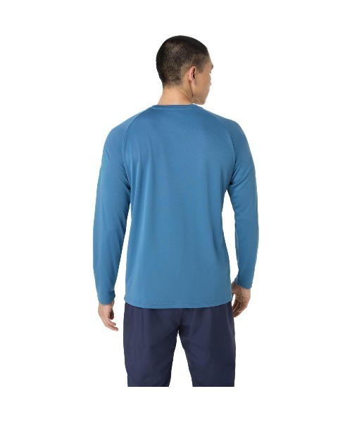 ASICS（アシックス）の「アシックス ASICS ドライ長袖シャツ（Tシャツ/カットソー・メンズ・ネイビー/コバルトブルー/ブラック・M/L/LL/S）」の5枚目の写真
