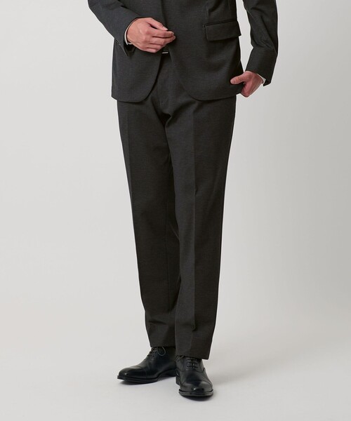 day in the life （United arrows ）パンツスーツ セール】ポンチ プリント ノープリーツスラックス-セットアップ対応