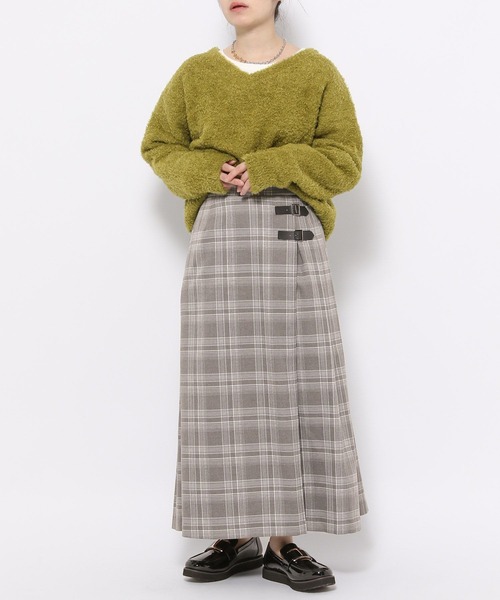 GLOBAL WORK(グローバルワーク)の「低身長kazuyoさんプロデュース/2WAYニットロンT/EiiS/133755(ニット/セーター・レディース・グリーン系その他3・X-SMALL)」の3枚目の写真