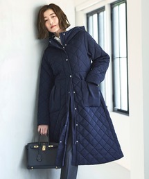 RUIRUE BOUTIQUE（ルイルエブティック）の「キルティング フードコート ｜ アウター / コート / ロングコート / キルティングコート（その他アウター）」