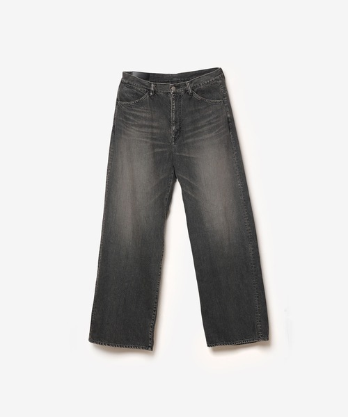 ATTACHMENT(アタッチメント)の「11OZ デニム ワイドジーンズ / 11OZ DENIM WIDE JEANS(デニムパンツ・メンズ・ブラック/ライトインディゴブルー・3/2/1/4)」の11枚目の写真
