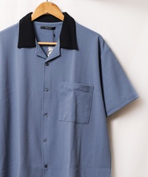 Bling Leads | 【RES】【Bling leads】梨地　半袖オープンカラーシャツ(シャツ/ブラウス)