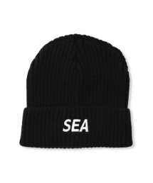 WIND AND SEA ブラックビーニー サイズＦ新品 Amazon.co.jp: WIND AND SEA ビーニー ニット帽 黒 ブラック