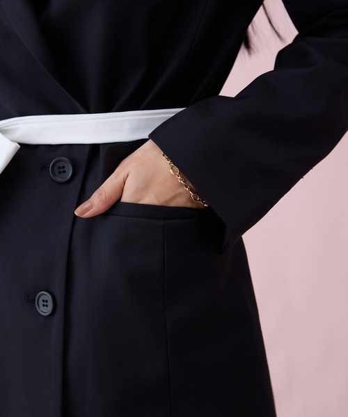 セール】リボンベルトテーラードジャケット（テーラードジャケット