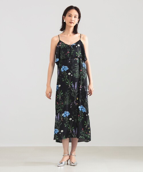 TICCA（ティッカ）の「【別注】TICCA / フラワー プリント キャミワンピース（ワンピース・レディース・ブラック/ブラウン・ONE SIZE）」の4枚目の写真