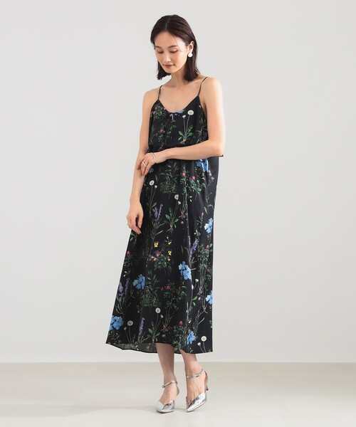 TICCA（ティッカ）の「【別注】TICCA / フラワー プリント キャミワンピース（ワンピース・レディース・ブラック/ブラウン・ONE SIZE）」の5枚目の写真