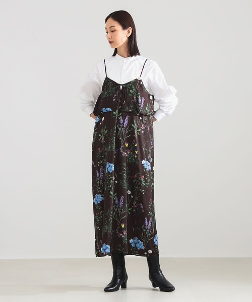TICCA（ティッカ）の「【別注】TICCA / フラワー プリント キャミワンピース（ワンピース・レディース・ブラック/ブラウン・ONE SIZE）」の6枚目の写真