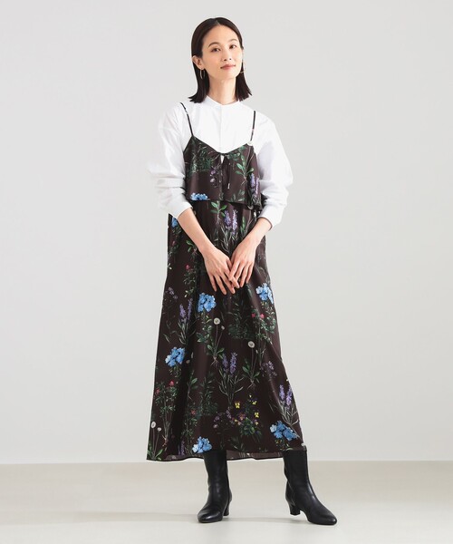 TICCA（ティッカ）の「【別注】TICCA / フラワー プリント キャミワンピース（ワンピース・レディース・ブラック/ブラウン・ONE SIZE）」の8枚目の写真