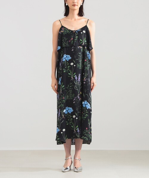 TICCA（ティッカ）の「【別注】TICCA / フラワー プリント キャミワンピース（ワンピース・レディース・ブラック/ブラウン・ONE SIZE）」の9枚目の写真