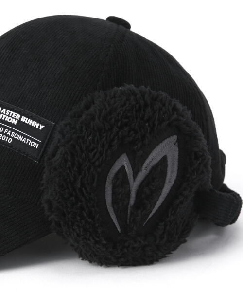MASTER BUNNY EDITION(マスターバニーエディション)の「【MASTER BUNNY EDITION】イヤーマフ付きキャップ (UNISEX)(キャップ・メンズ・ブラック/グレー/ホワイト・FREE)」の9枚目の写真