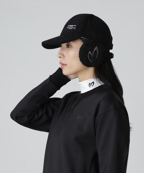 MASTER BUNNY EDITION(マスターバニーエディション)の「【MASTER BUNNY EDITION】イヤーマフ付きキャップ (UNISEX)(キャップ・メンズ・ブラック/グレー/ホワイト・FREE)」の1枚目の写真