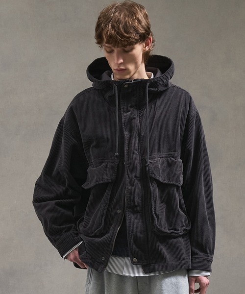 ガーメントダイコーデュロイフードブルゾン（ブルゾン）｜PUBLIC TOKYO