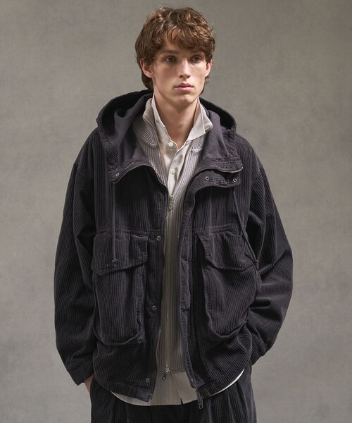 ガーメントダイコーデュロイフードブルゾン（ブルゾン）｜PUBLIC TOKYO