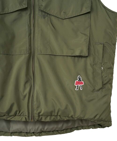 HYSTERIC GLAMOUR（ヒステリックグラマー）の「VIXEN GIRLワッペン G-8 WEPベスト（ベスト・メンズ・カーキ/ブラック/グレー・X-LARGE/LARGE/MEDIUM/SMALL）」の5枚目の写真