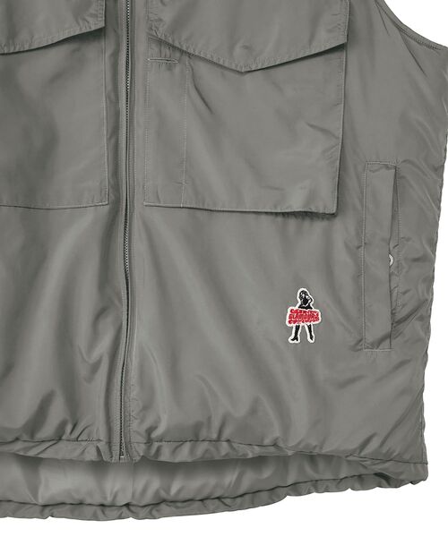 HYSTERIC GLAMOUR（ヒステリックグラマー）の「VIXEN GIRLワッペン G-8 WEPベスト（ベスト・メンズ・カーキ/ブラック/グレー・X-LARGE/LARGE/MEDIUM/SMALL）」の7枚目の写真